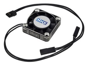 NHX HV 40mm Aluminum Case High Speed 16000 RPM Motor / ESC Fan Silver